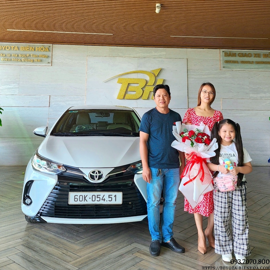 08/2023 - BÀN GIAO TOYOTA VIOS 1.5G CHO GĐ CHỊ VÂN (BIÊN HÒA)