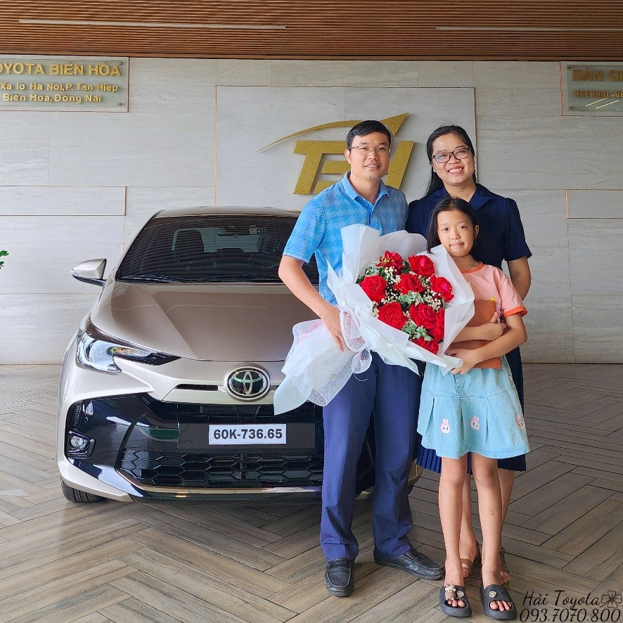 06/2025 - BÀN GIAO TOYOTA VIOS 1.5G VỀ VỚI GĐ ANH HỘI (BIÊN HÒA).