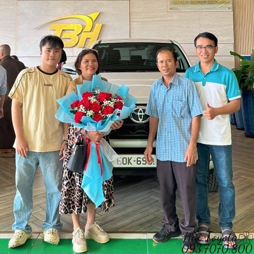 06/2025 - BÀN GIAO TOYOTA FORTUNER 2.4AT VỀ VỚI ANH TÂM (THỐNG NHẤT)