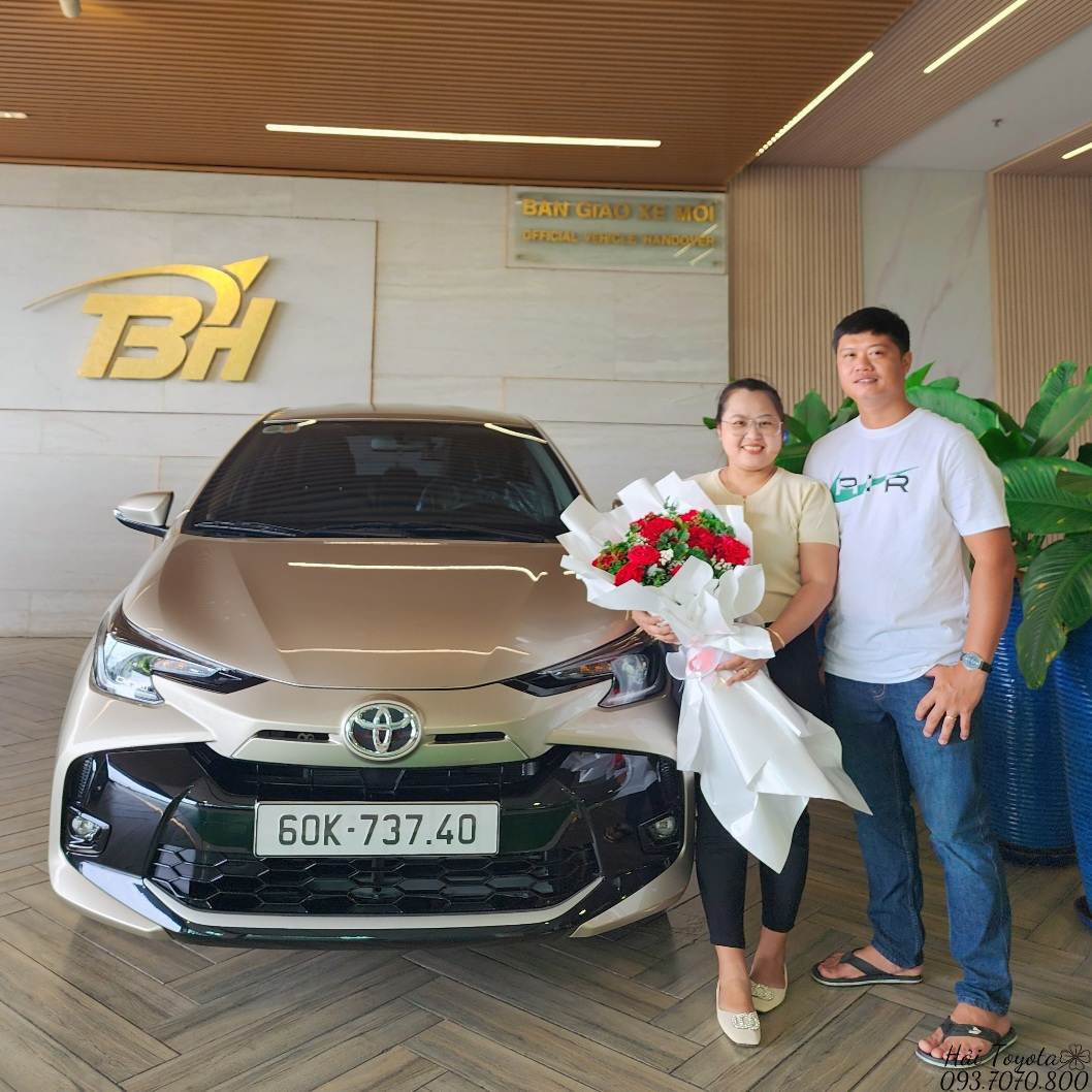 07/2025 - BÀN GIAO TOYOTA VIOS VỀ VỚI ANH KHÁNH, CHỊ TRANG. 