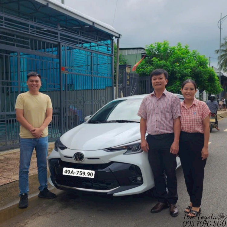 07/2025 - BÀN GIAO TOYOTA VIOS 1.5G VỀ LÂM ĐỒNG VỚI ANH TRẬN .