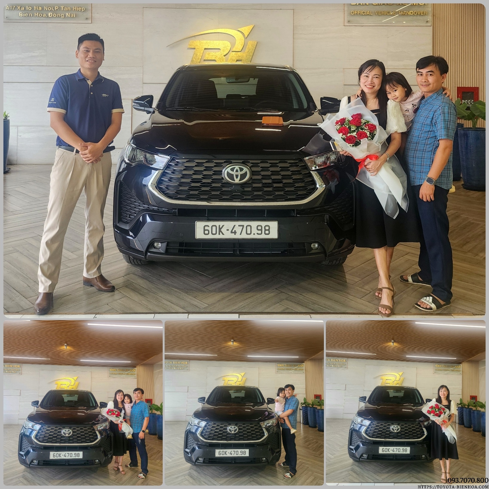 06/2024 - BÀN GIAO TOYOTA INNOVA CROSS 2024 VỀ GIA ĐÌNH ANH THÀNH, CHỊ THU (LONG KHÁNH) 