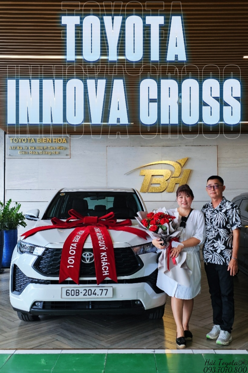 09/2026 - TOYOTA INNOVA CROSS 2.0 - BÀN GIAO VỀ ANH VŨ, CHỊ DIỄM.